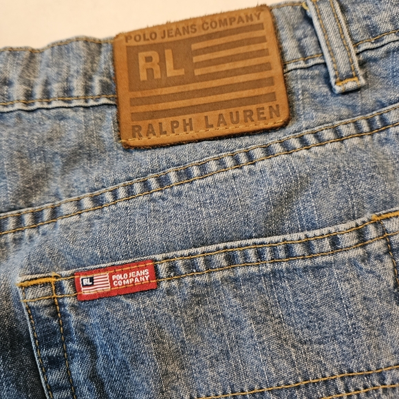 Vintage Ralph Lauren Polo Jean Co 5" Saturday Short Denim Women's Jean Shorts 10 - Picture 6 of 14